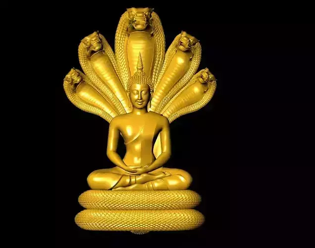 Thai Buddha Statue Sculpture Work-SCT098