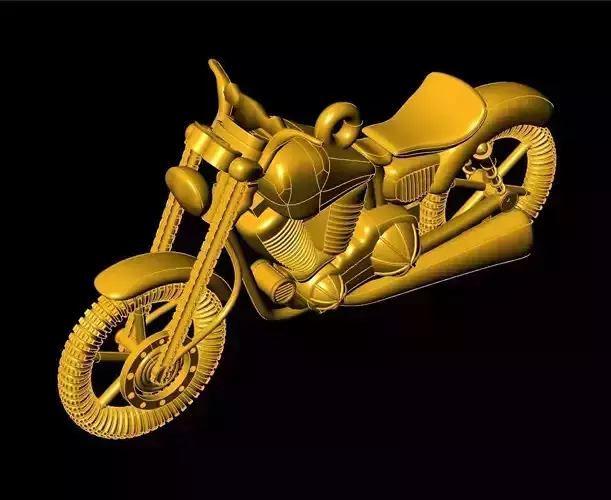 Motorcycle Sculpture Work-SCT097