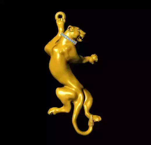 Jaguar Sculpture Work-SCT092