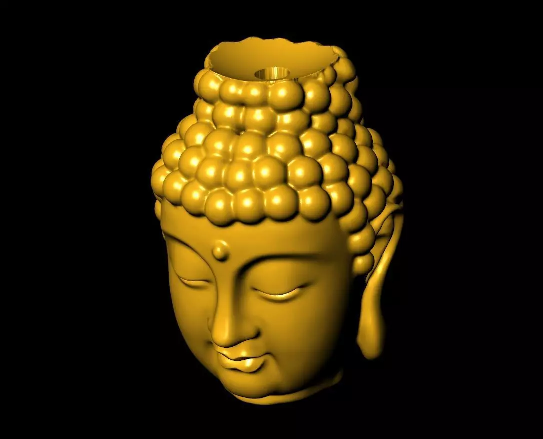 Thai Buddha Statue Sculpture Work-SCT089 3D print model_0
