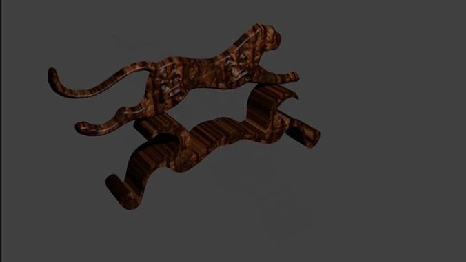 Wooden item for decoration 3D model