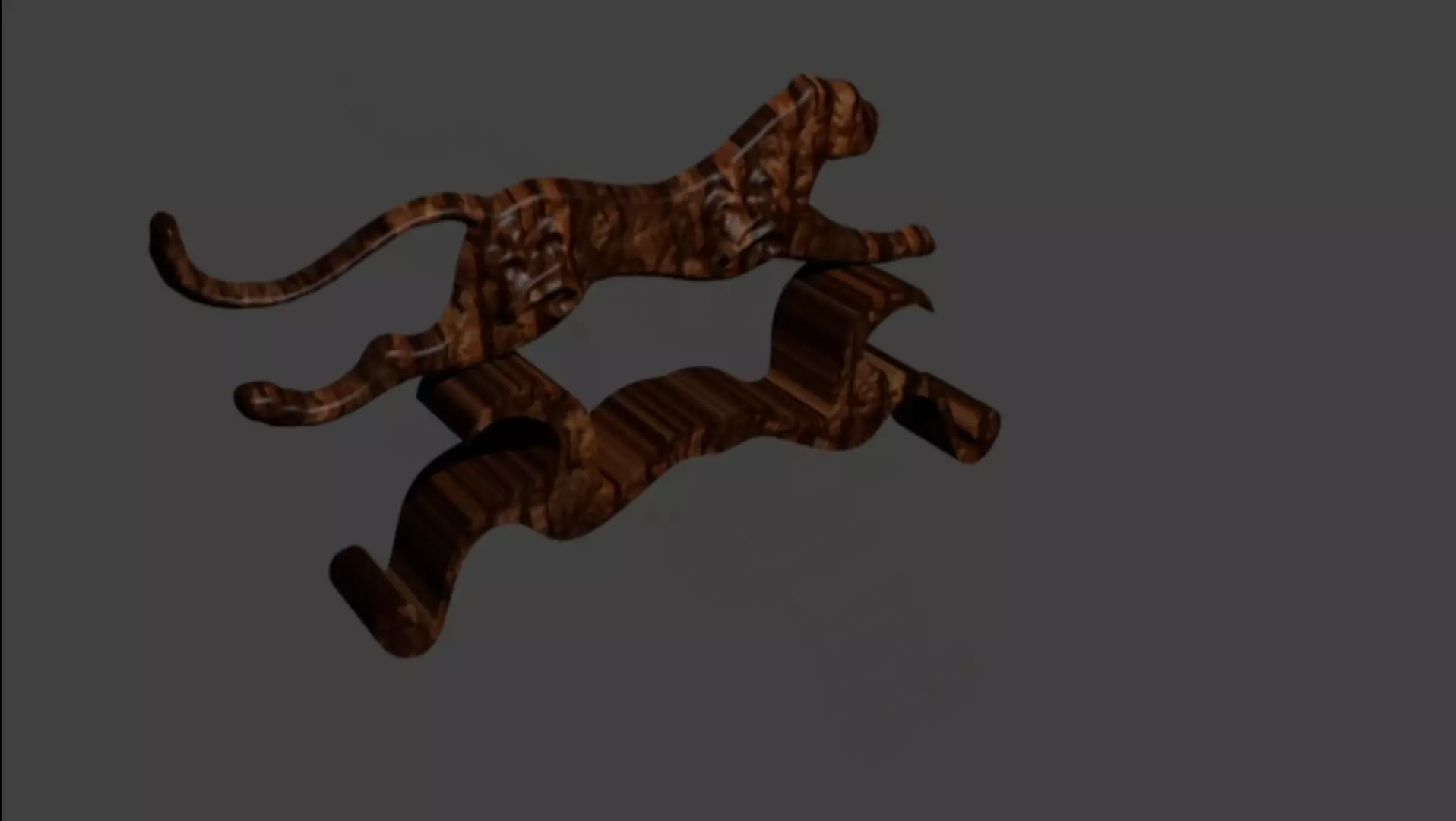 Wooden item for decoration 3D model_0