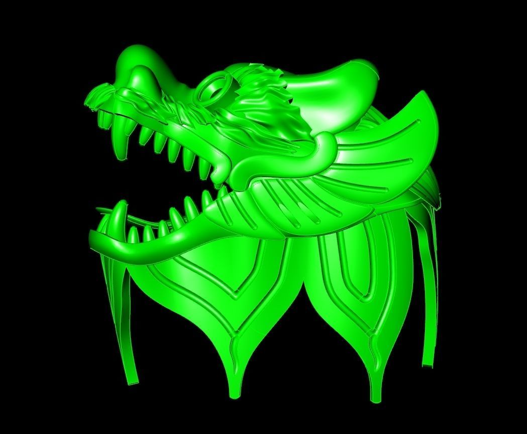 Dragon Sculpture Work-SCT083 3D print model_1