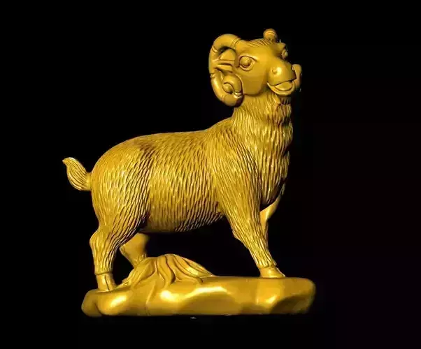 Goat Sculpture Work-SCT074