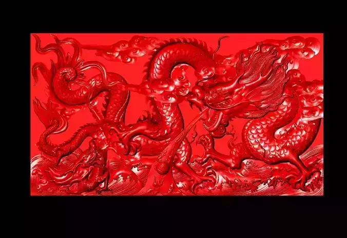 Dragon Sculpture Work-SCT071