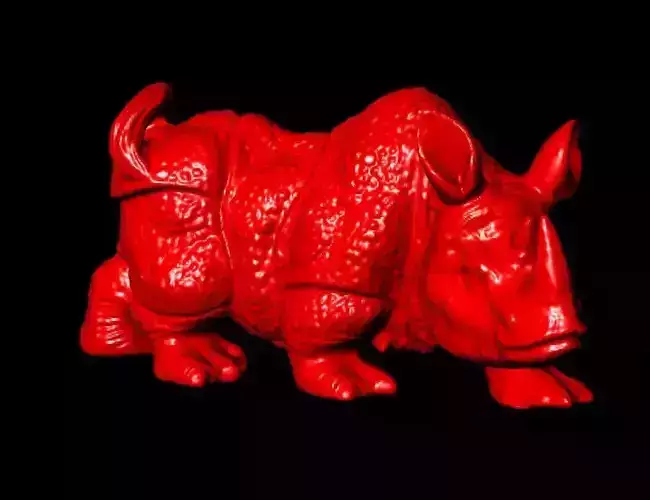 Rhinoceros Sculpture Work-SCT068