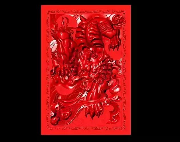 Statue Dragon Sculpture Work-SCT067