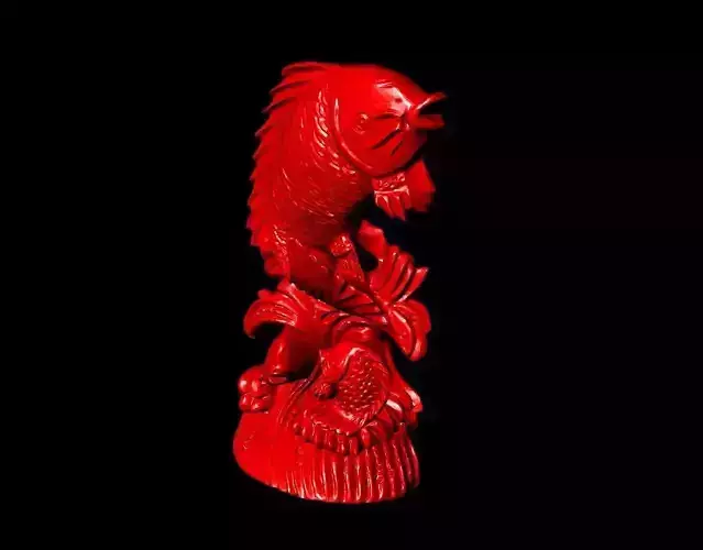 Koi Fish Sculpture Work-SCT064
