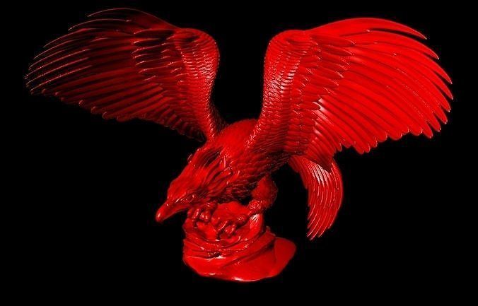 Eagel Sculpture Work-SCT063 3D print model