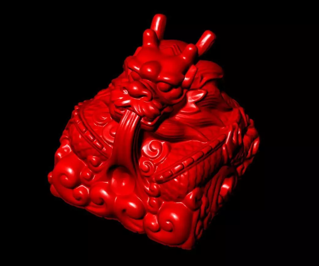 Statue Dragon Sculpture Work-SCT062 3D print model