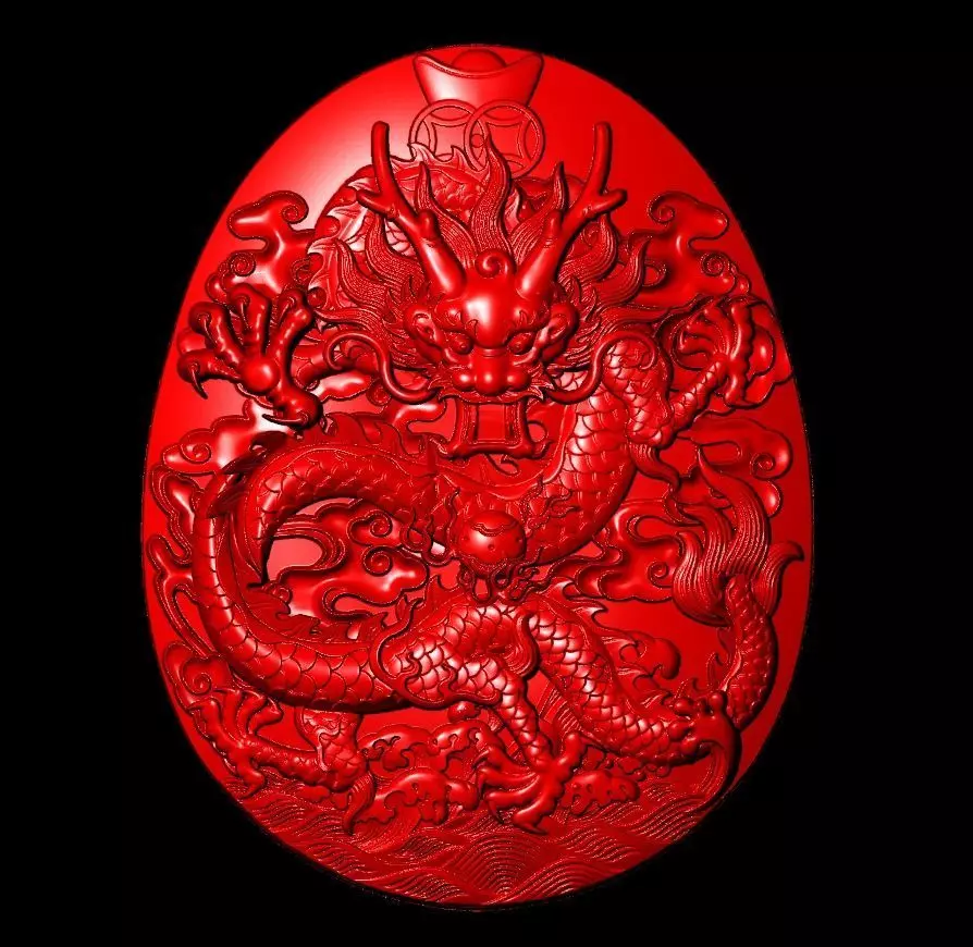 Statue Dragon Sculpture Work-SCT061 3D print model