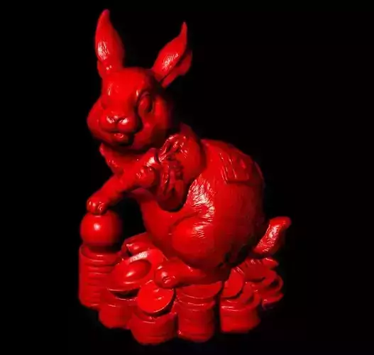 Rabbit Sculpture Work-SCT059