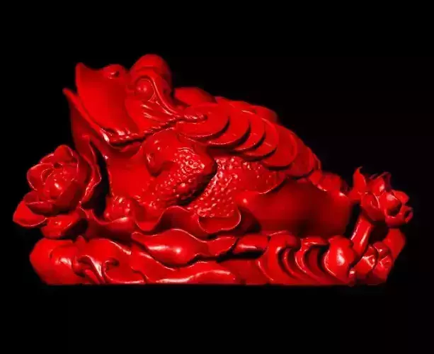 Chinese Frog Sculpture Work-SCT058