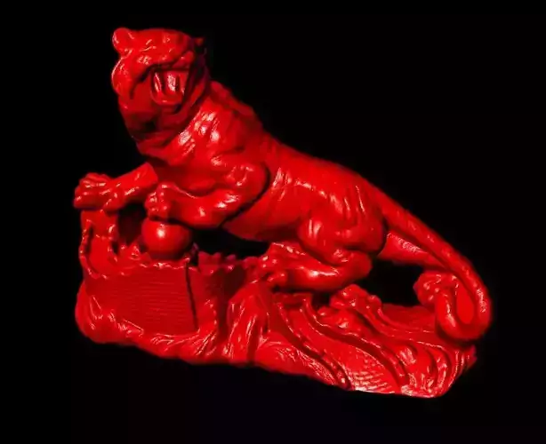 Tiger Sculpture Work-SCT053