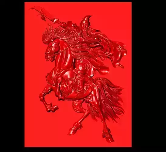 Guan Yu Sculpture Work-SCT042