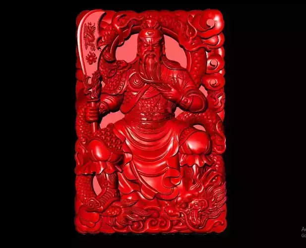 Guan Yu Sculpture Work-SCT040