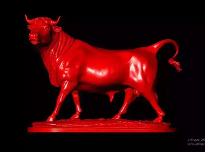 Bull Sculpture Work-SCT034 3D print model