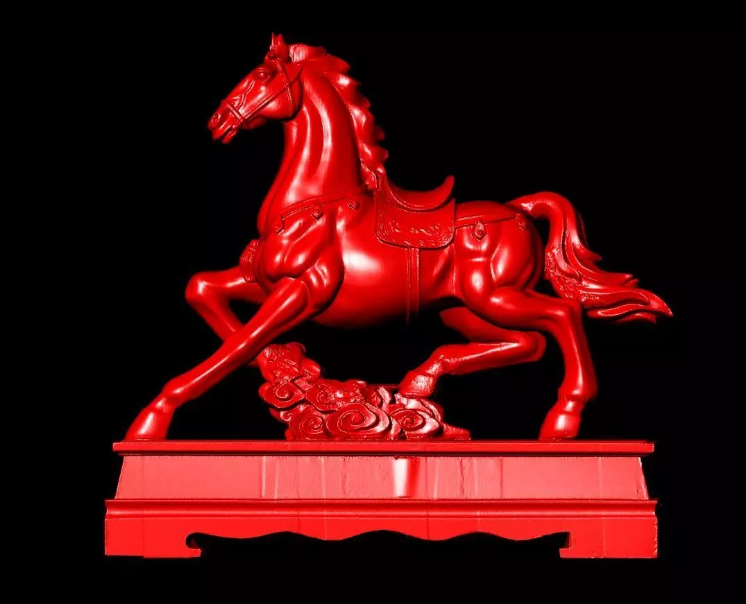 Horse Sculpture Work-SCT032 3D print model