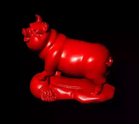 Pig Sculpture Work-SCT031