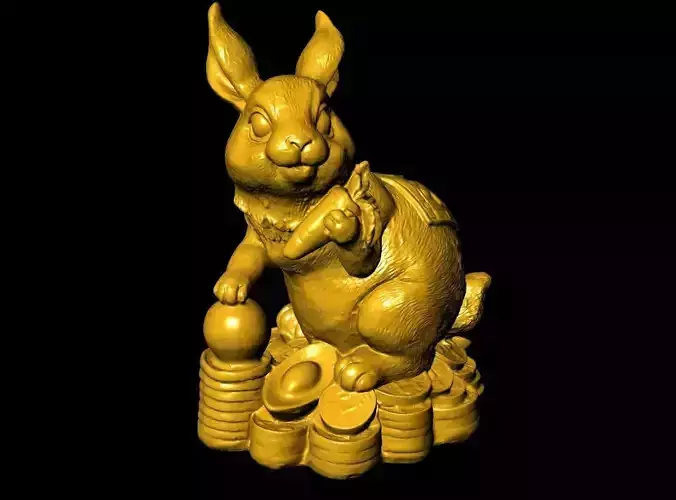 Rabbit Sculpture Work-SCT020