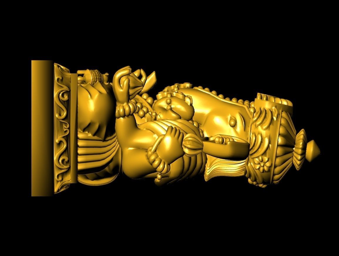 Ganesha Sculpture Work-SCT012 3D print model_1