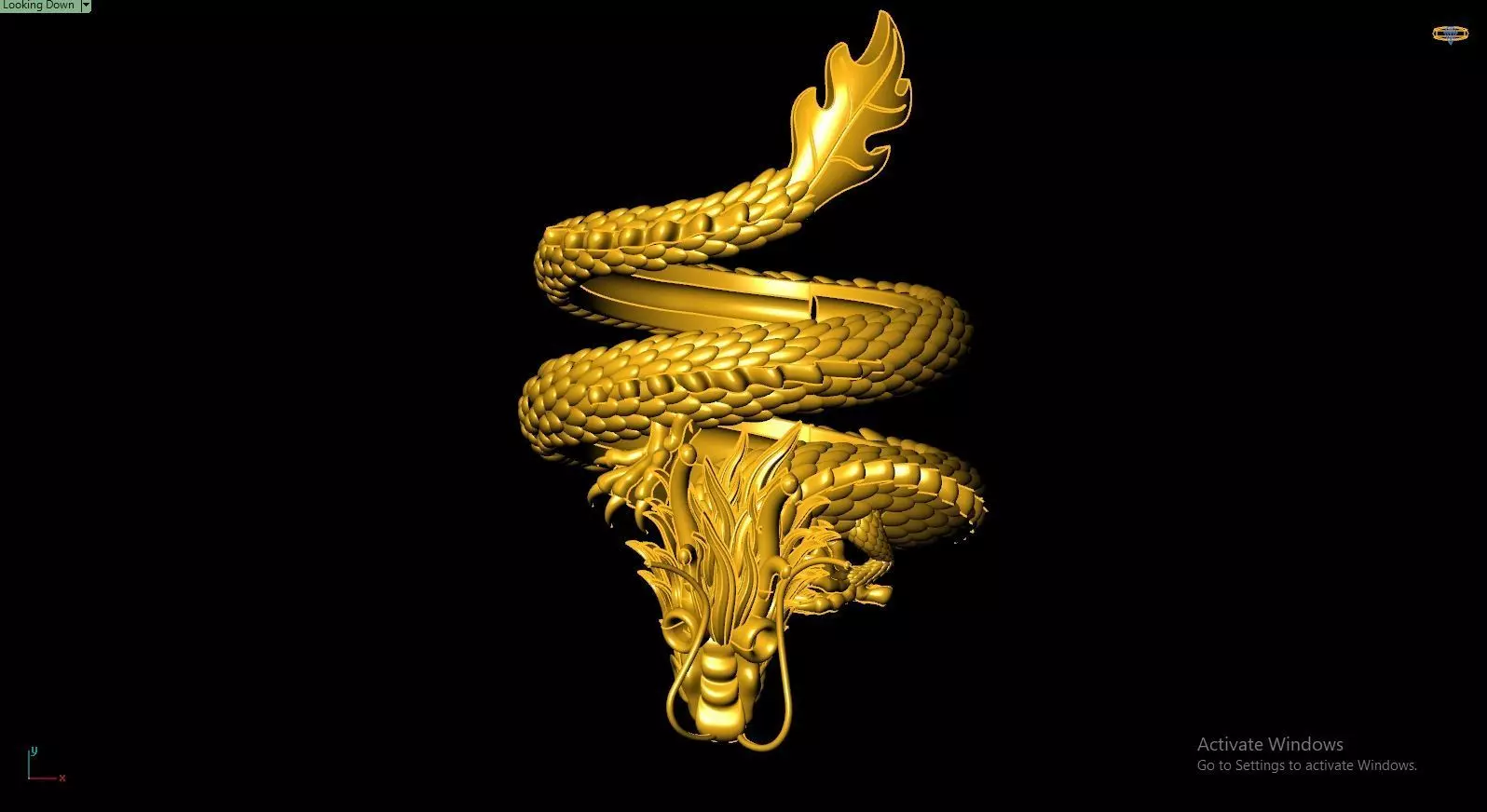 Dragon Sculpture Work-SCT010 3D print model