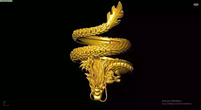 Dragon Sculpture Work-SCT010