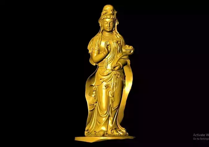 Quan Yin Sculpture Work-SCT007