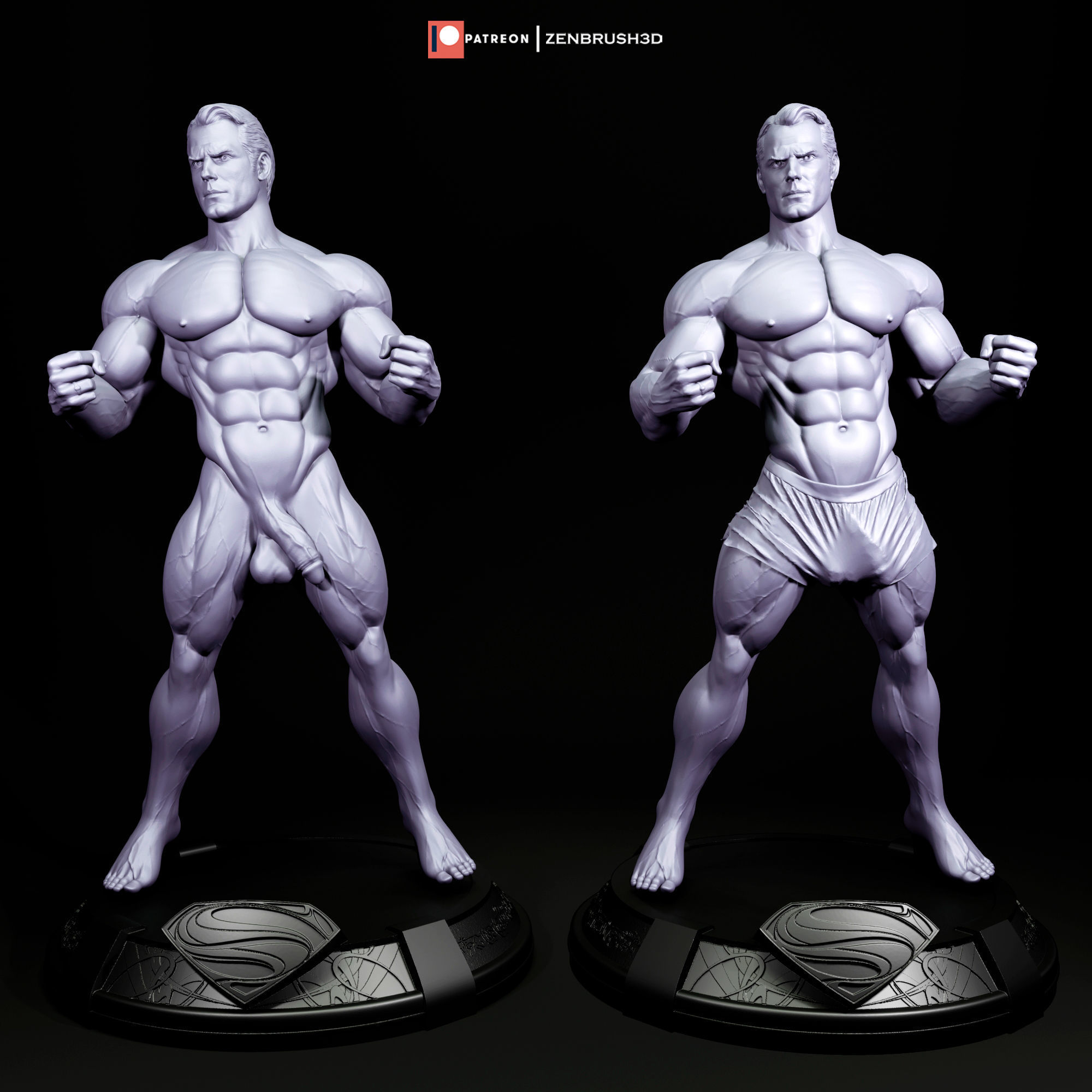 HENRY CAVILL - SUPERMAN - NFSW 3D PRINTING 3D print model_1