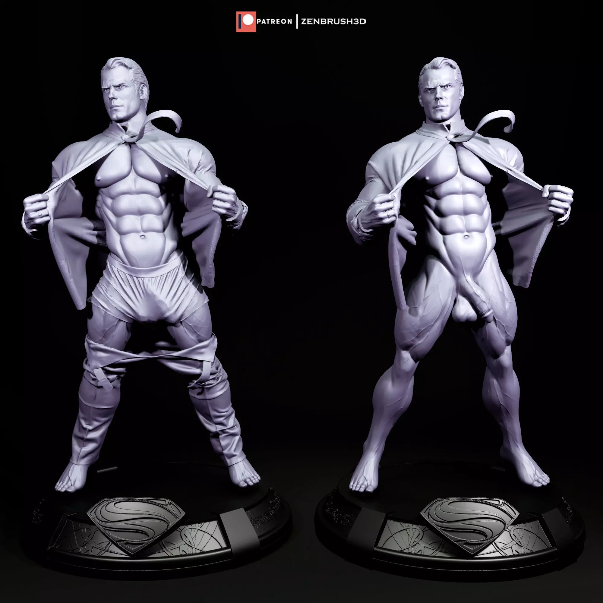 HENRY CAVILL - SUPERMAN - NFSW 3D PRINTING 3D print model_0