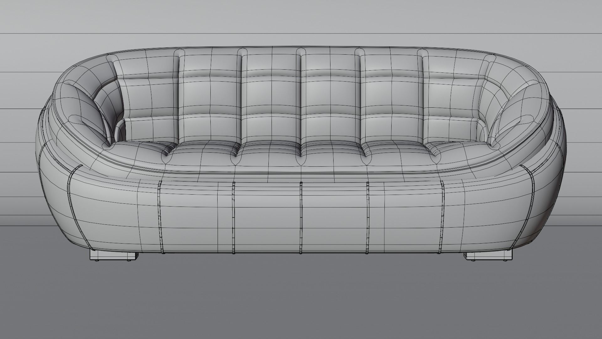Opulent Sofa 3D model Low-poly 3D model_13