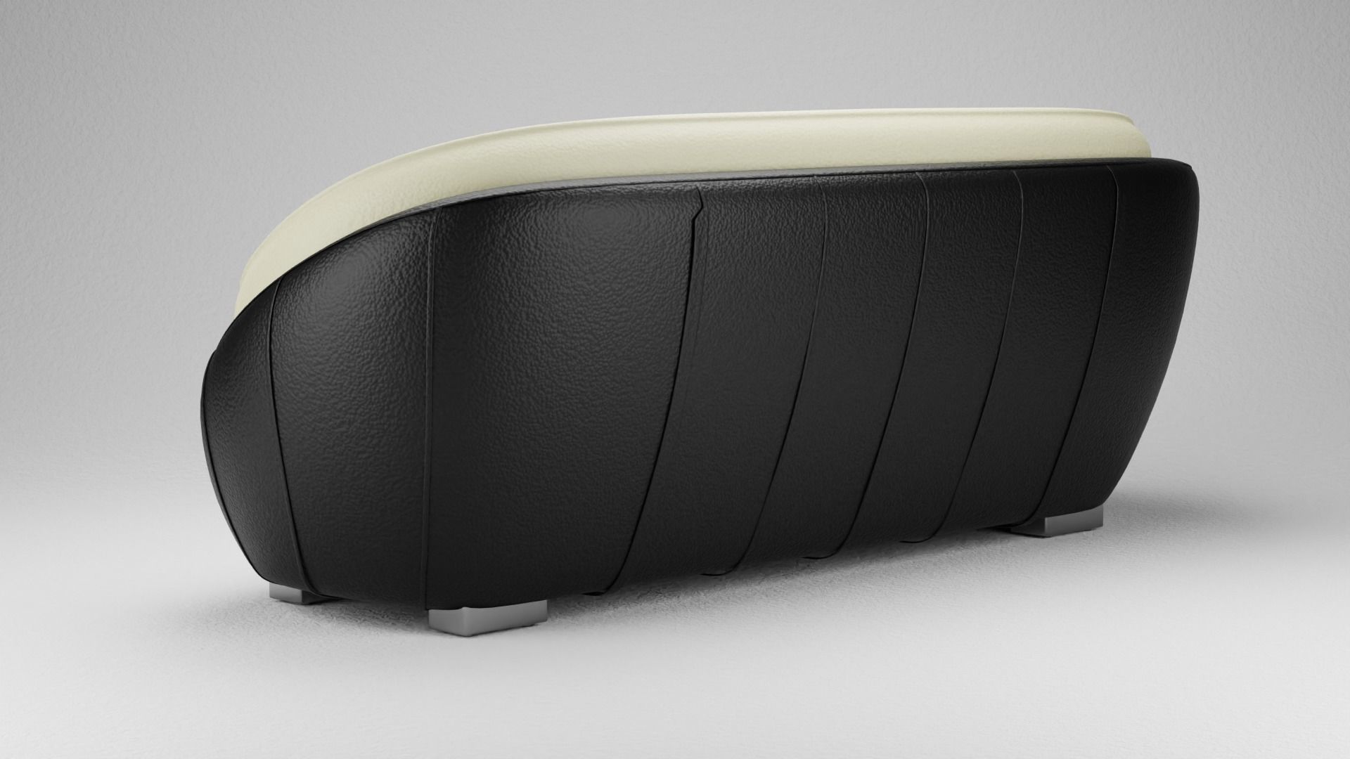 Opulent Sofa 3D model Low-poly 3D model_4