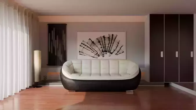 Opulent Sofa 3D model
