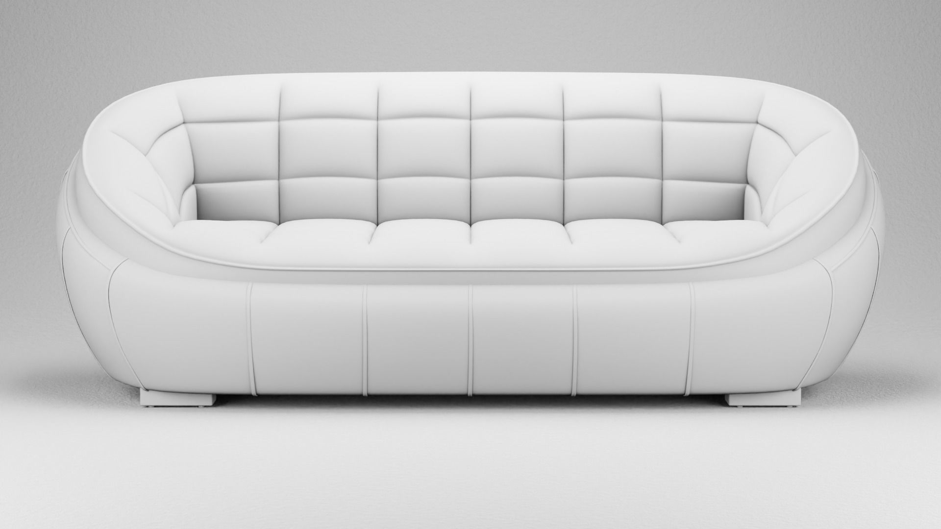 Opulent Sofa 3D model Low-poly 3D model_7
