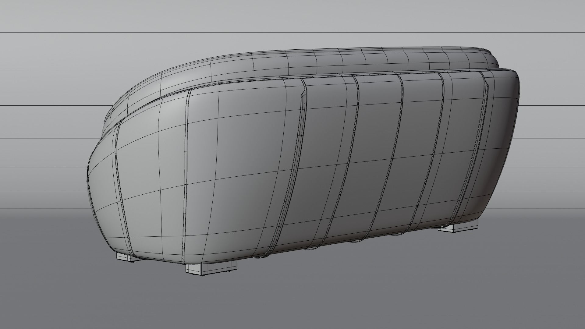 Opulent Sofa 3D model Low-poly 3D model_16