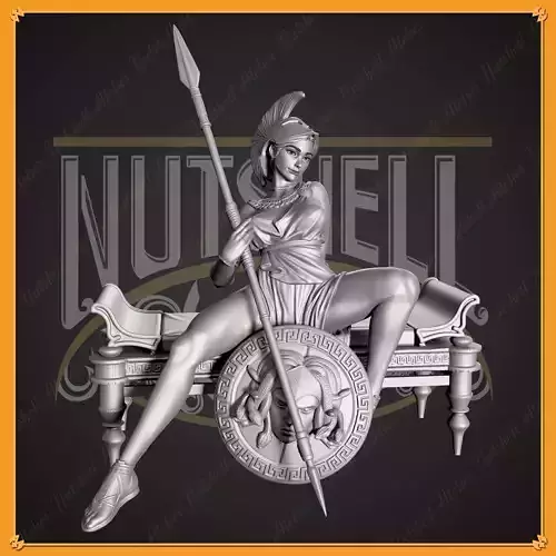 Nutshell Atelier - Athena - X-ray frame girl - NSFW 3D print model