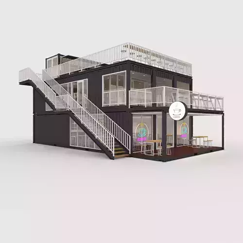 Container Cafe 10 3D model