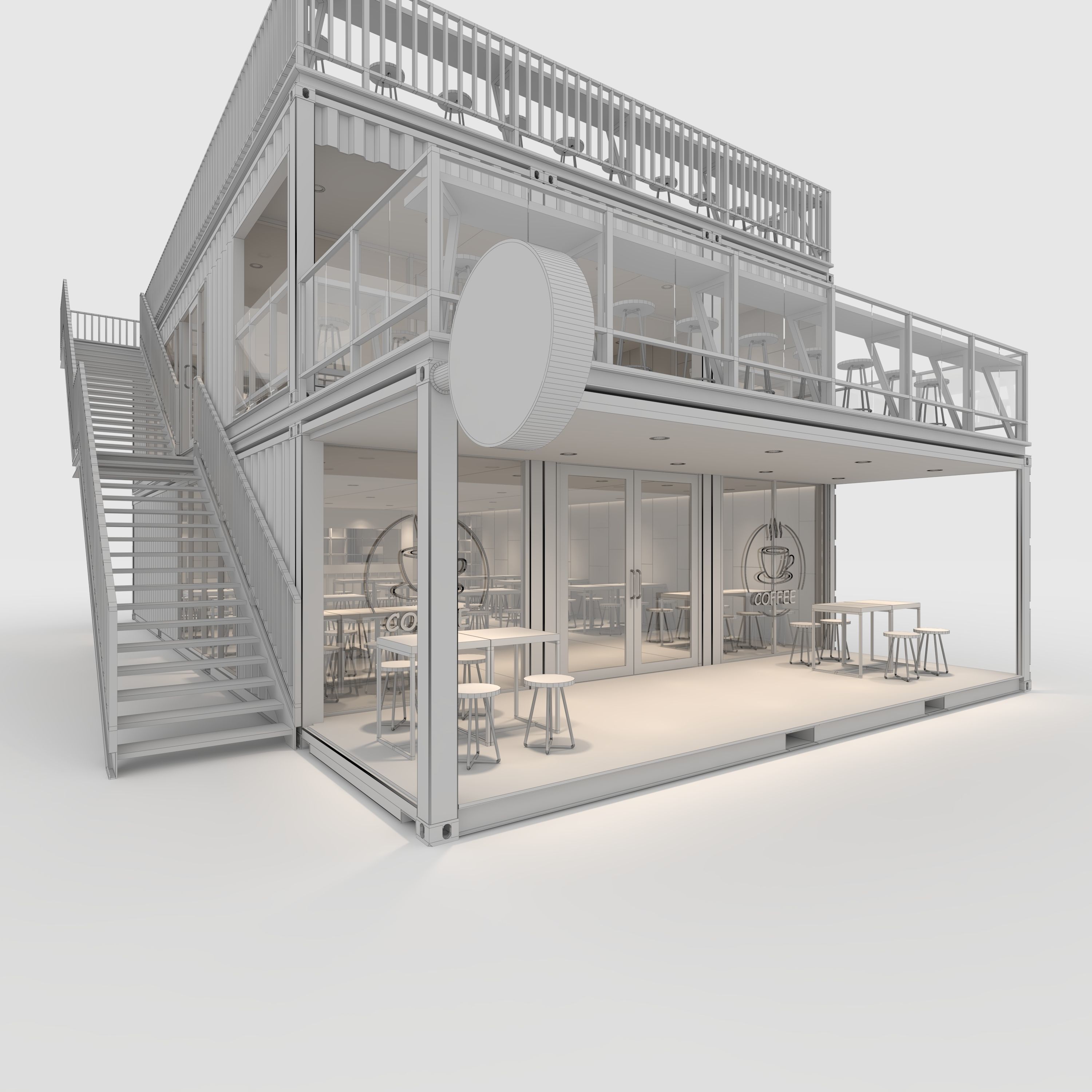 Container Cafe 10 3D model_21