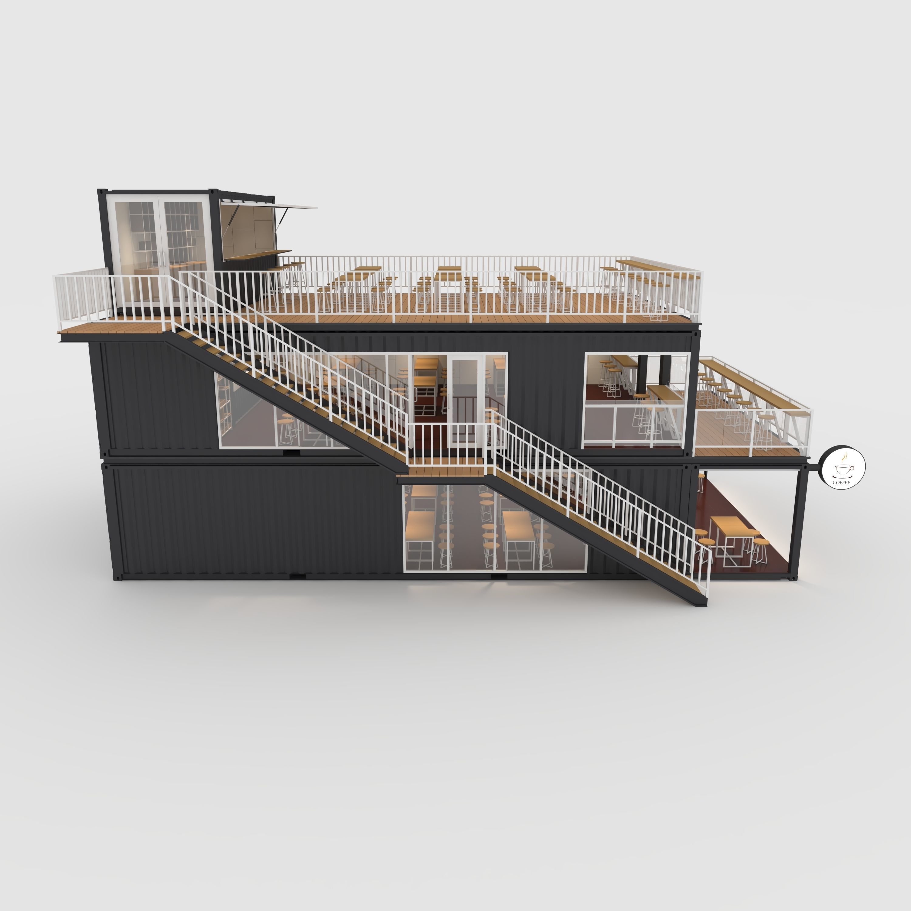 Container Cafe 10 3D model_18