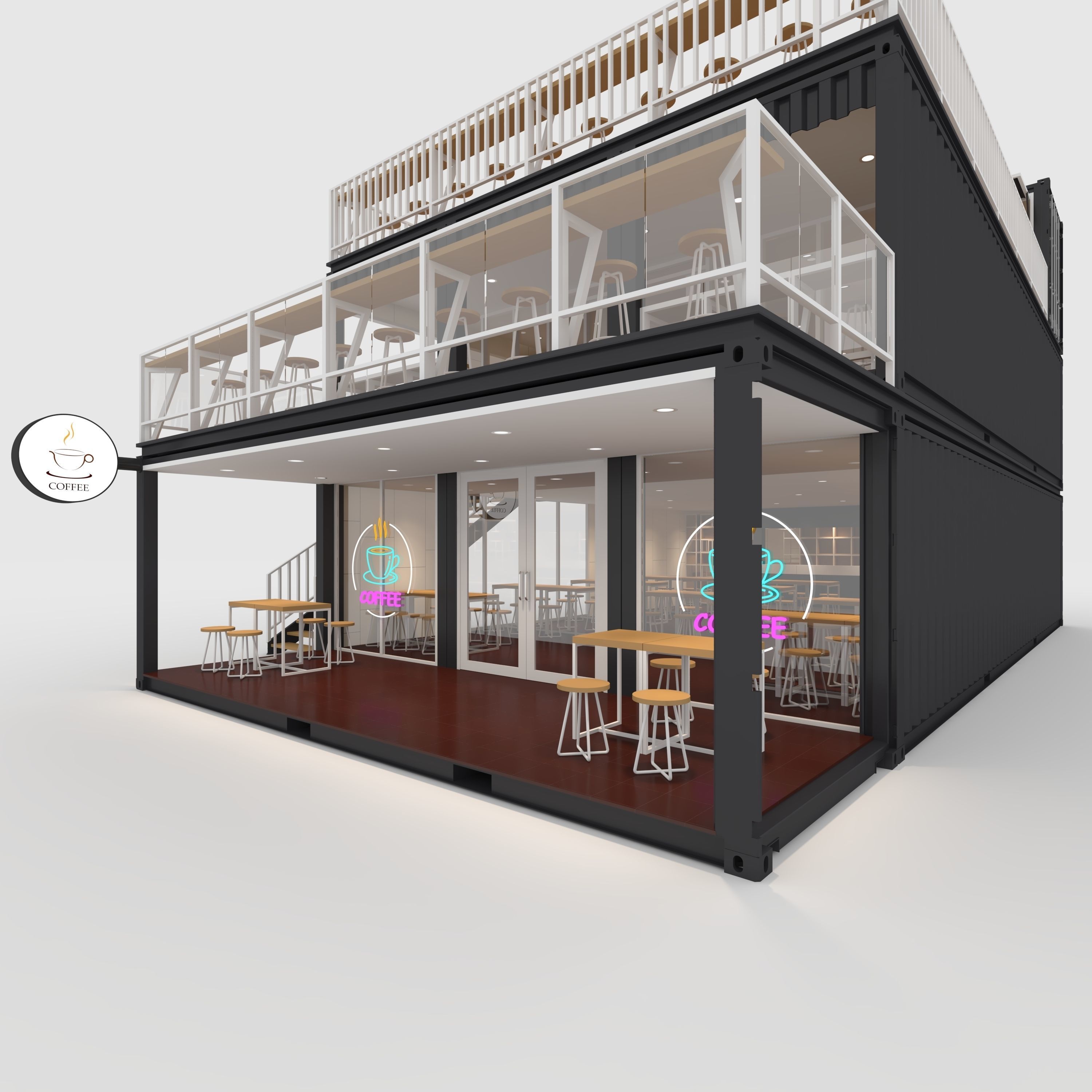 Container Cafe 10 3D model_22