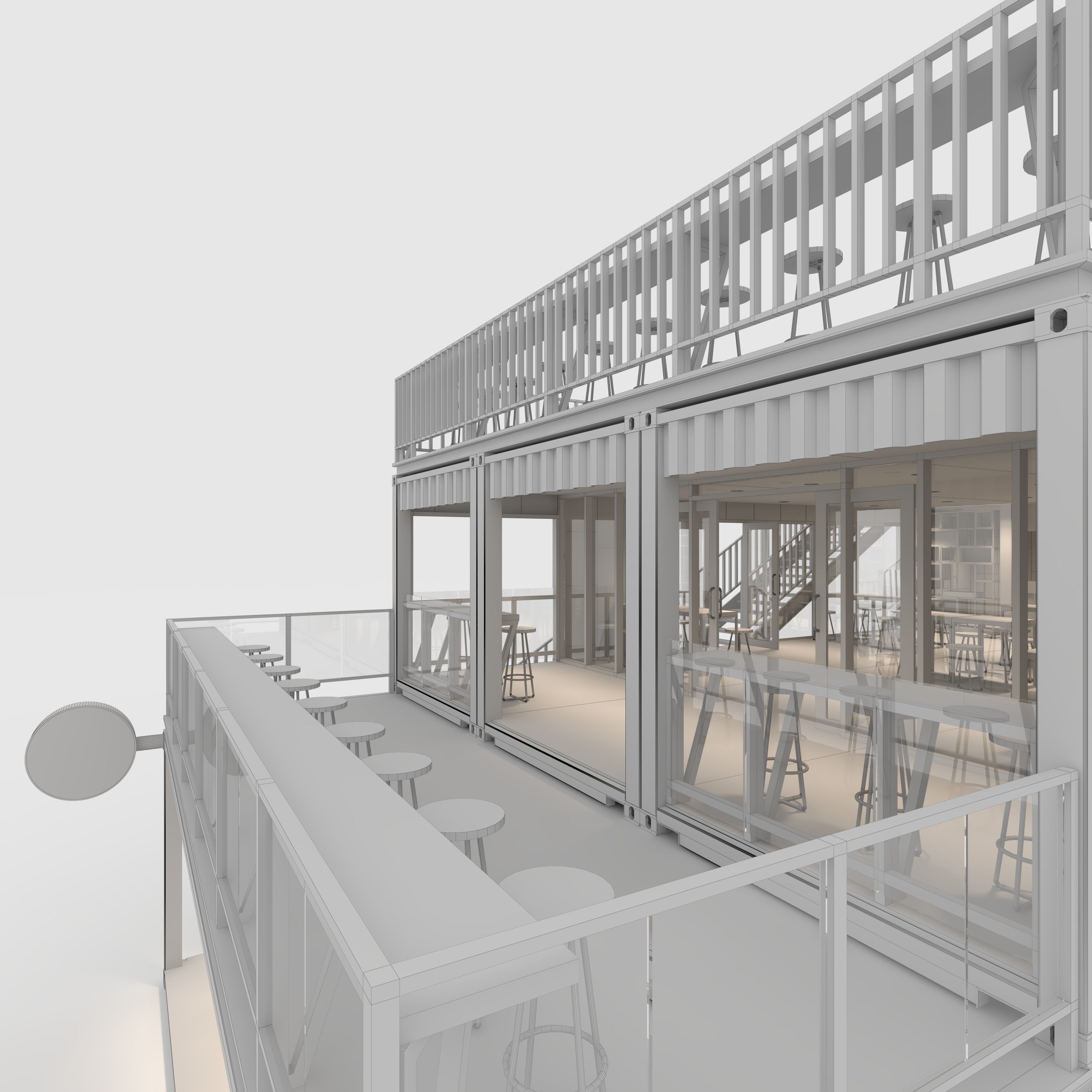 Container Cafe 10 3D model_29