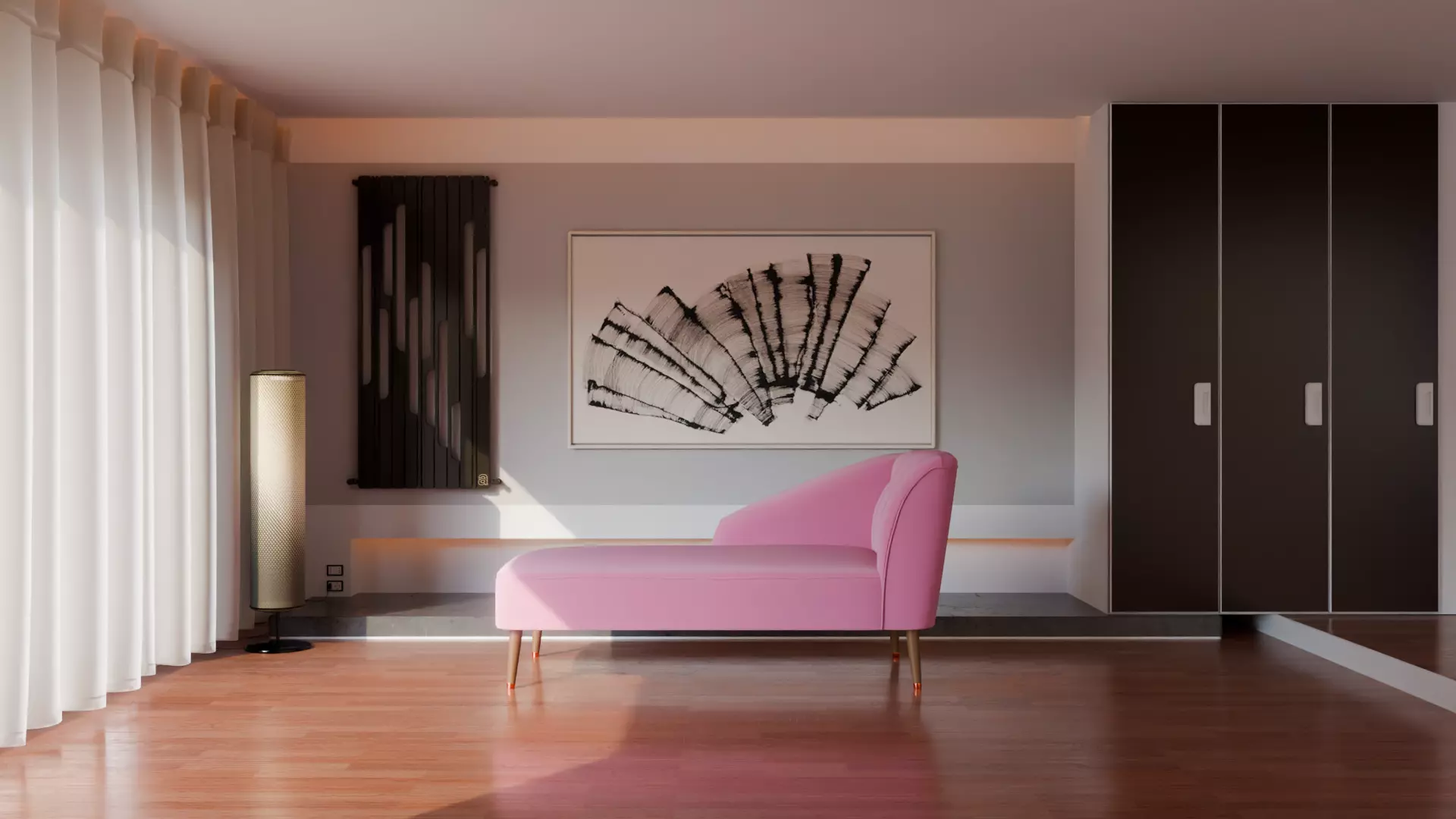 Margot Sofa 3D model Low-poly 3D model_0