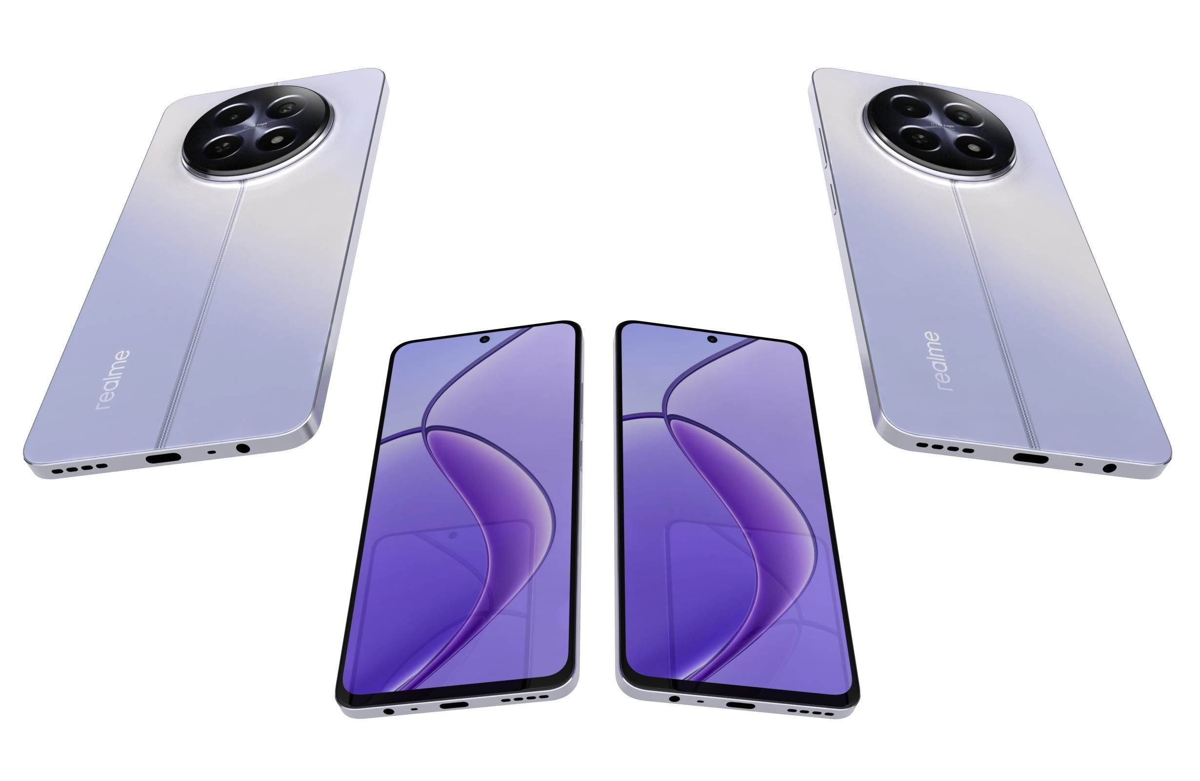 Realme 12 5G Green And Violet 3D model_25
