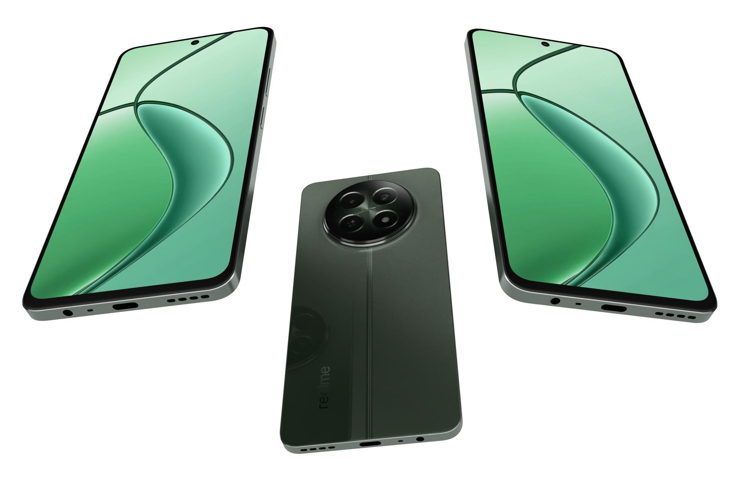 Realme 12 5G Green And Violet 3D model_20