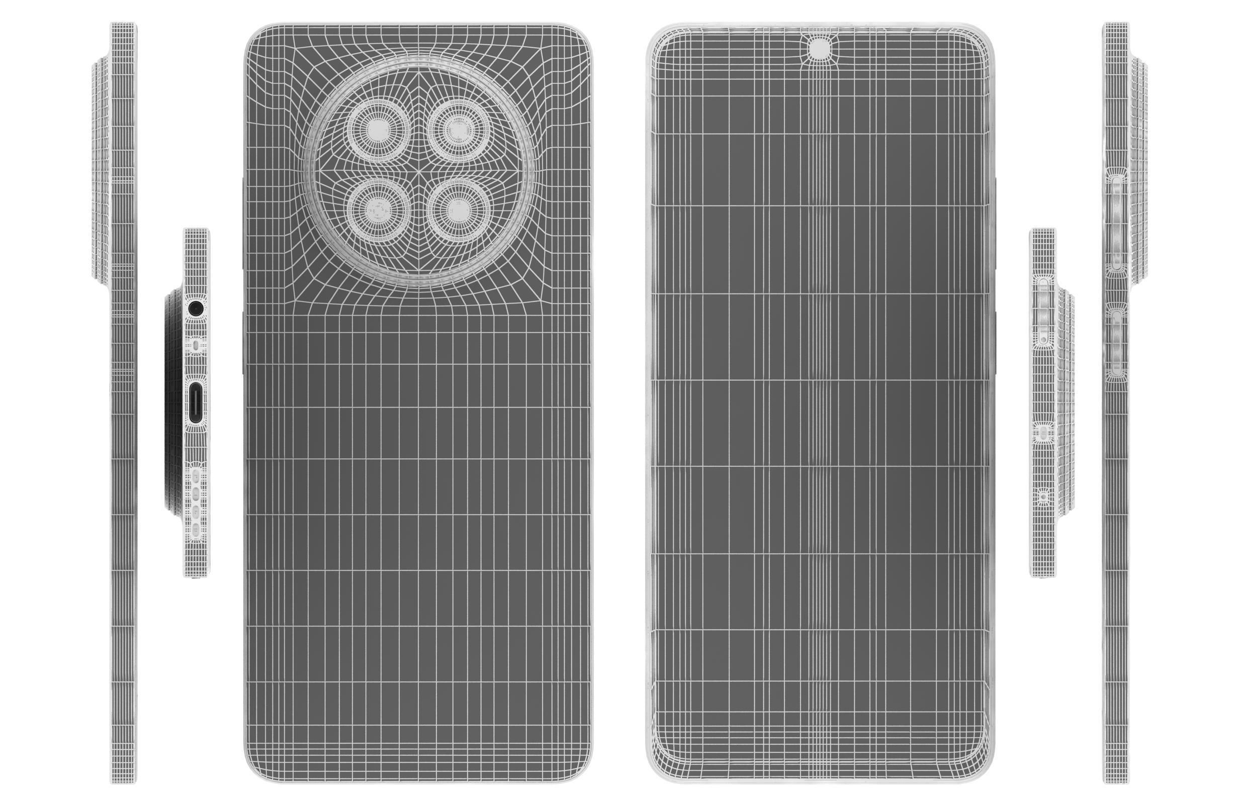 Realme 12 5G Green And Violet 3D model_34