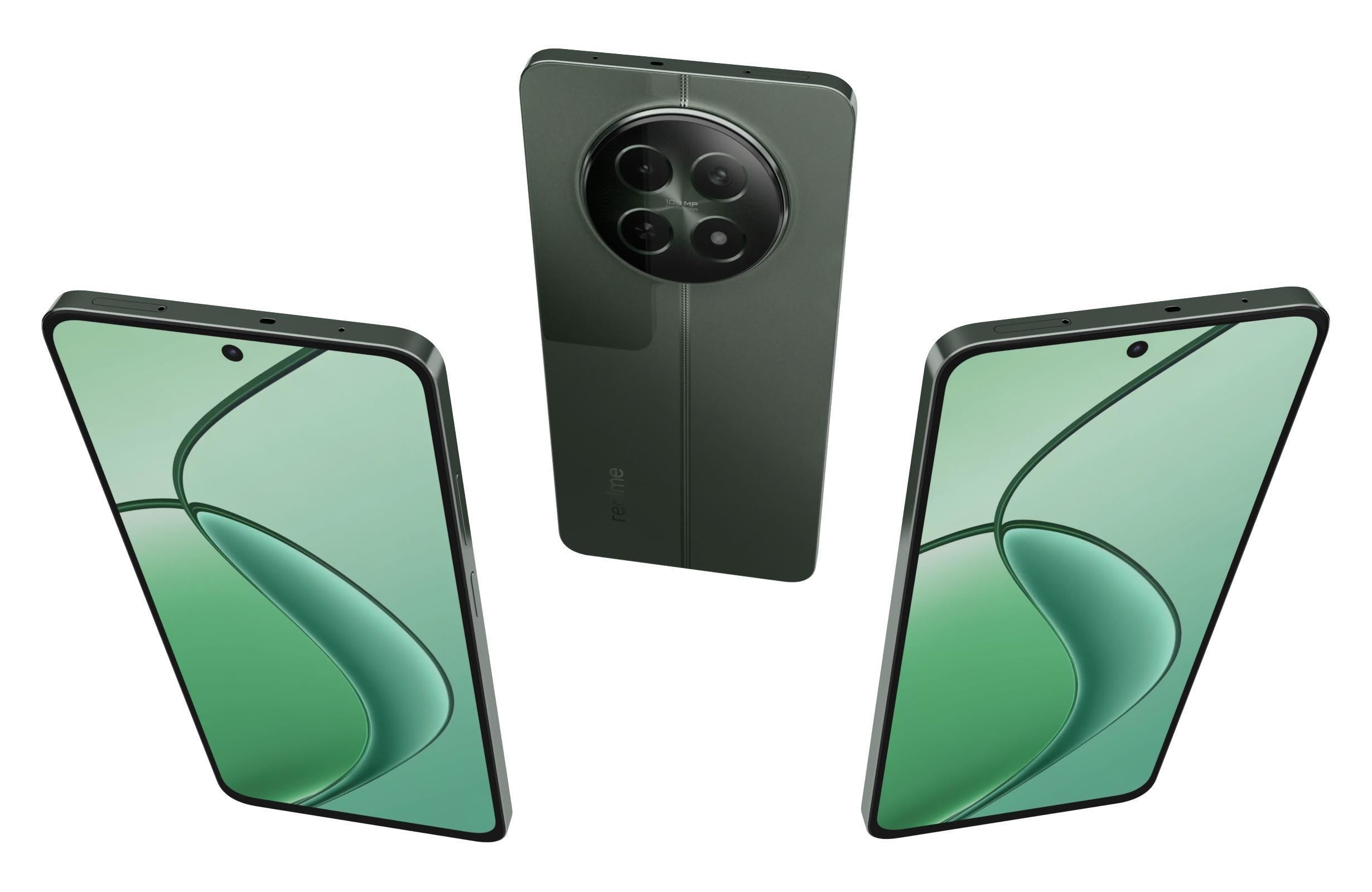 Realme 12 5G Green And Violet 3D model_18