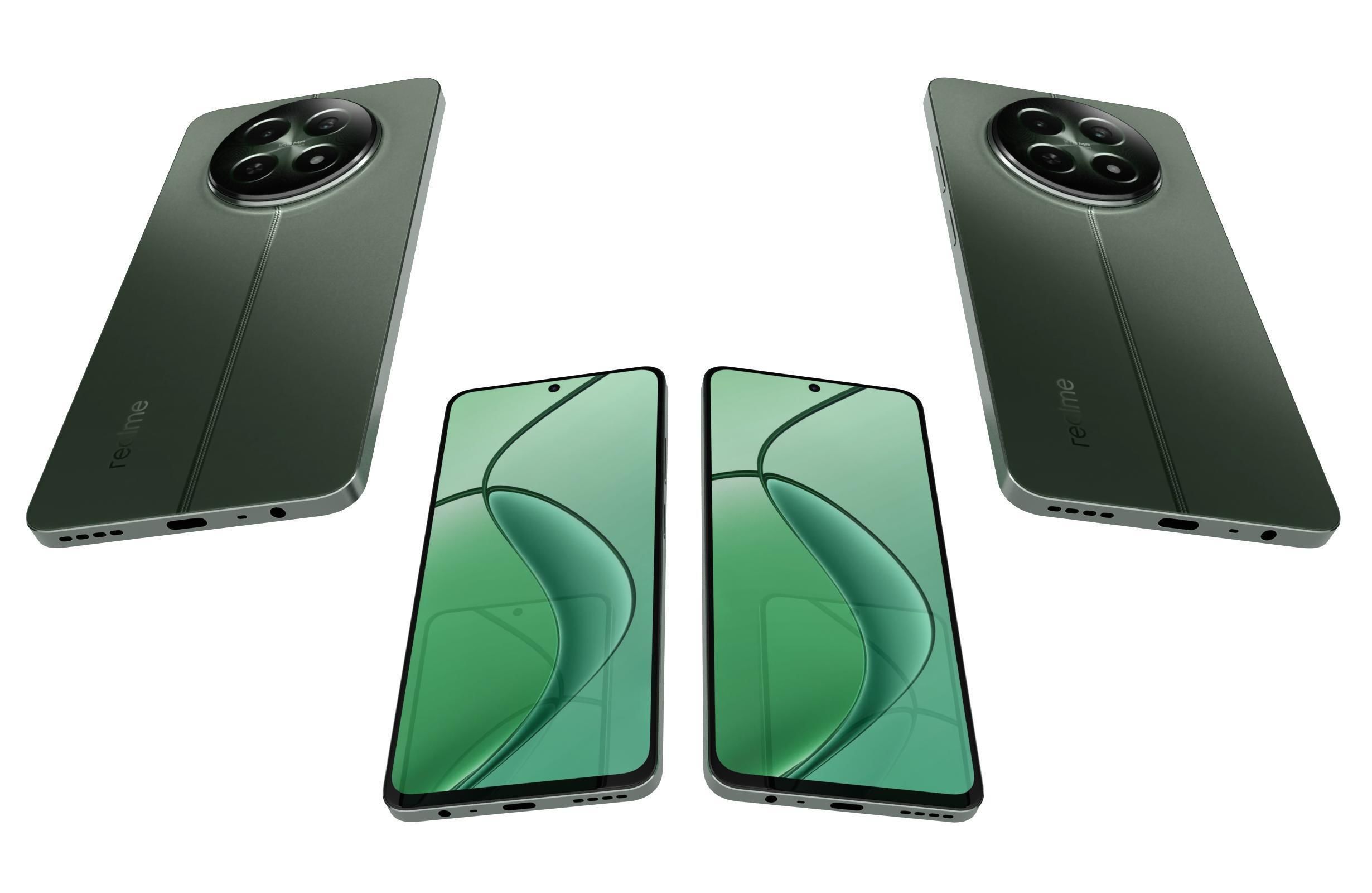 Realme 12 5G Green And Violet 3D model_26