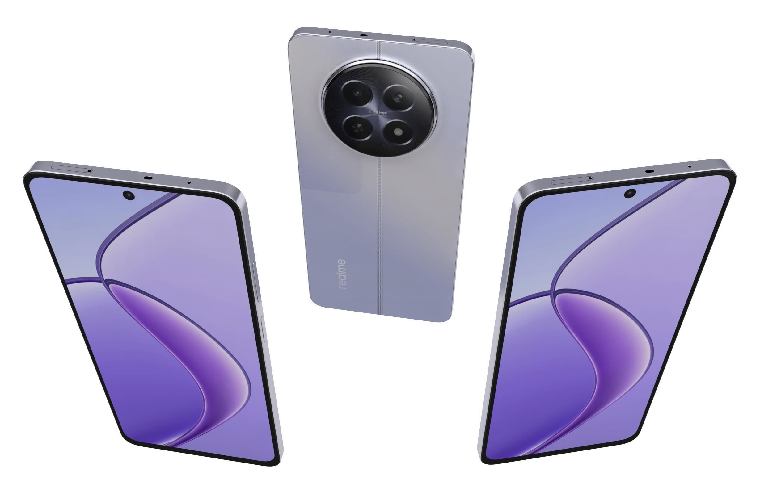 Realme 12 5G Green And Violet 3D model_17