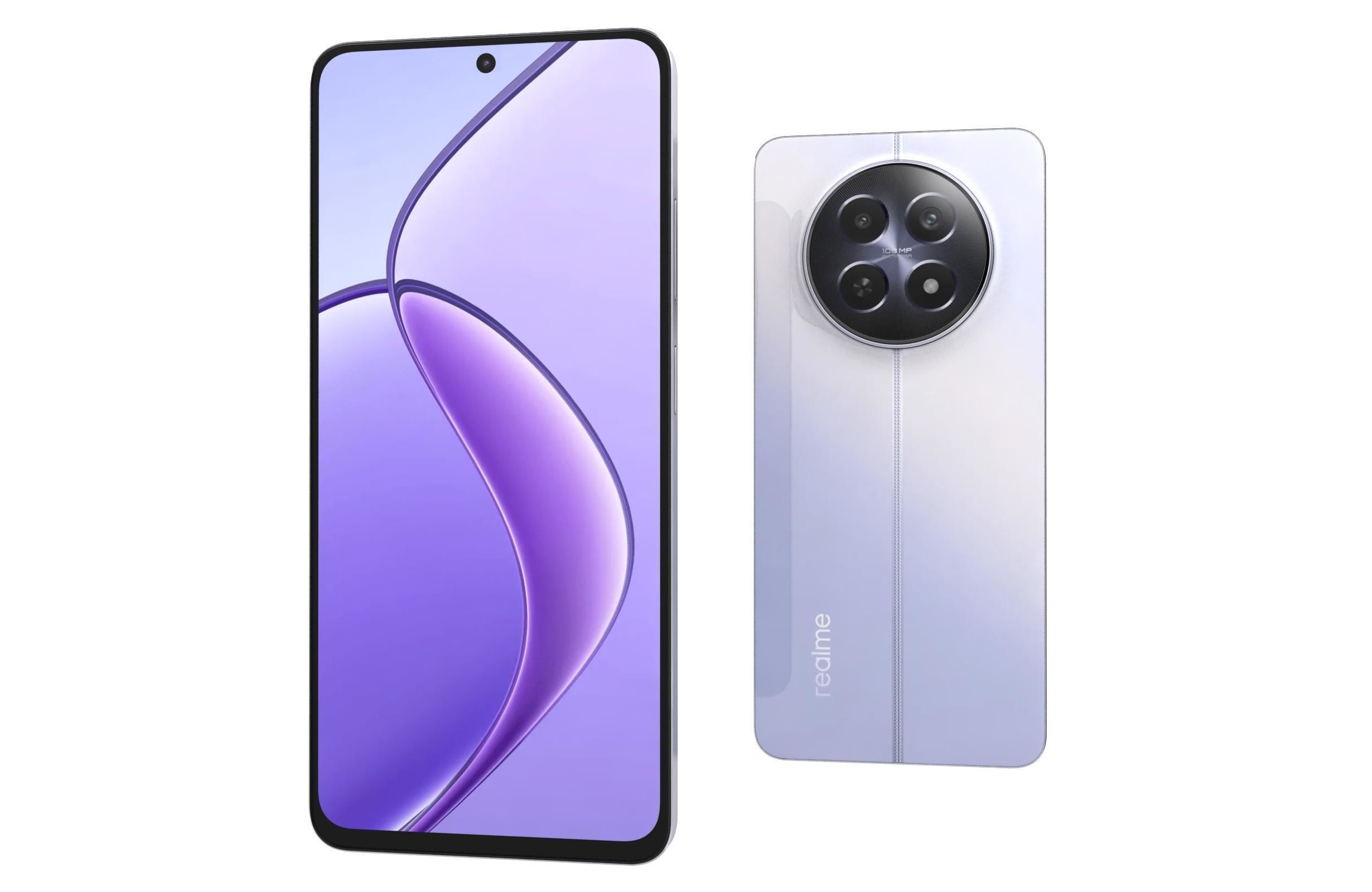 Realme 12 5G Green And Violet 3D model_27