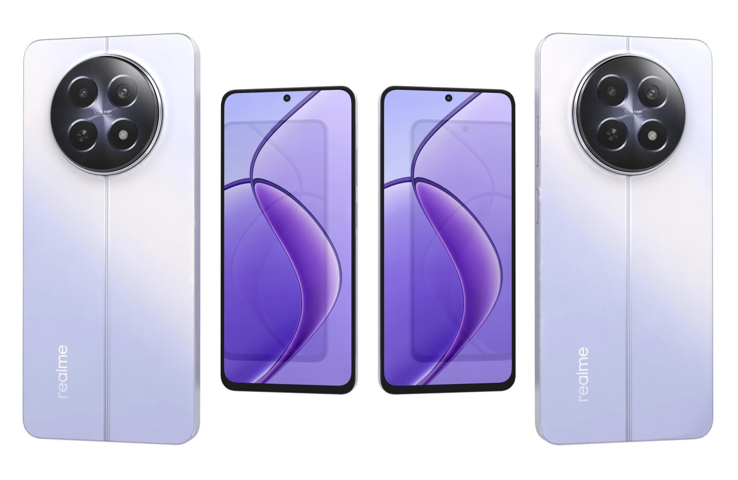 Realme 12 5G Green And Violet 3D model_21